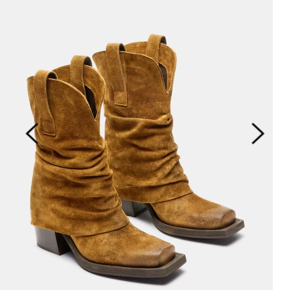 Steve Madden PIA Chestnut Brown Suede Women's Boots
